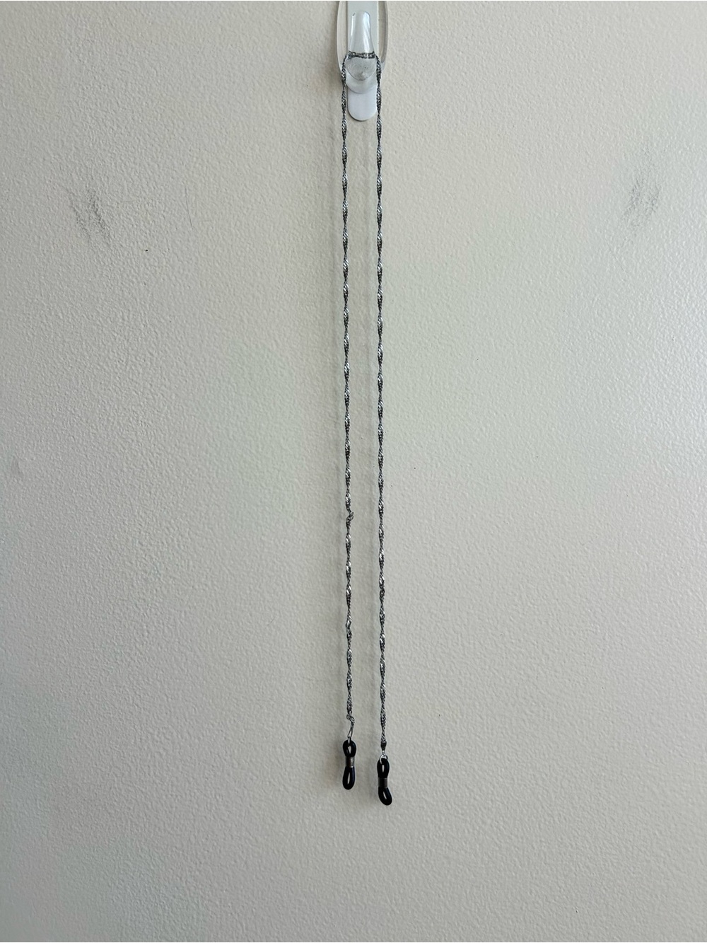 Glasses Holder Necklace Silver Chain 28 Inch Strap Eyeglass Cord